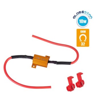 GloboStar® 81646 Βατική Αντίσταση Ακύρωσης Ένδειξης Βλάβης Can-Bus 10W 32 Ohm